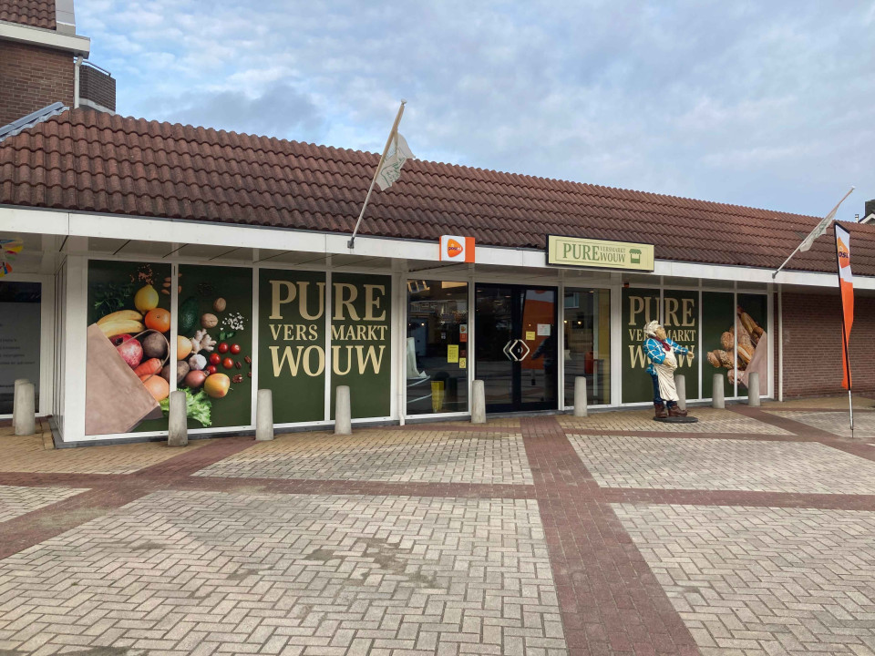 Raambelettering Pureversmarkt Wouw